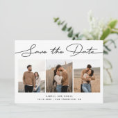 Modern Minimalist Wedding | Script Three Photo セーブザデート (スタンド正面)