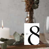 Modern Minimalist Wedding Table Number Card テーブルナンバー