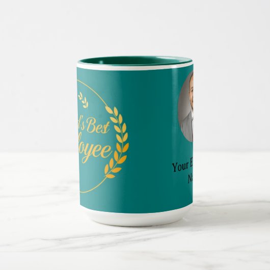 Modern Minimalist World’s Best Employee マグカップ (中央)