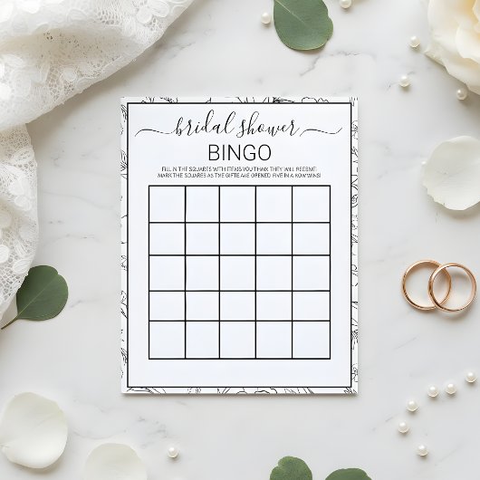 Modern Minimalist Would They Rather Bridal Shower 