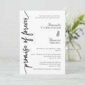 Modern Minimalistic Wedding Invitation 招待状 (スタンド正面)