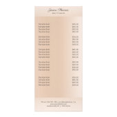 Modern minimum beige skin color ラックカード (正面)