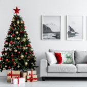 Modern Mint Chihuahua | Personalized Christmas クッション