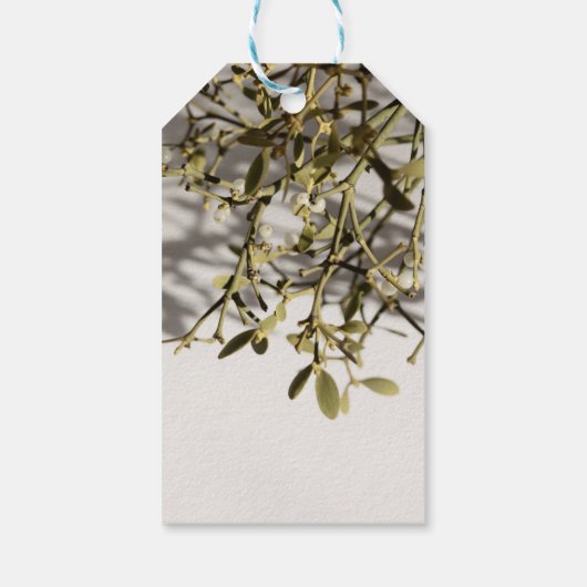 Modern Mistletoe Christmas ギフトタグ (裏面)