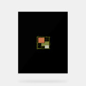 Modern Modular Floor Plan – Minimalist Architectur アクリルサイン (正面)