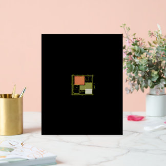 Modern Modular Floor Plan – Minimalist Architectur アクリルサイン