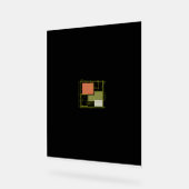 Modern Modular Floor Plan – Minimalist Architectur アクリルサイン (傾斜)