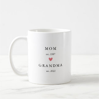 Modern Mom | おばあちゃん設立年 コーヒー コーヒーマグカップ
