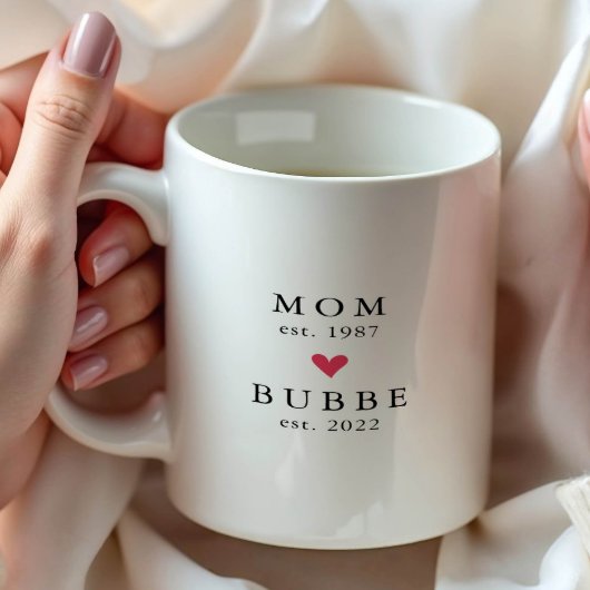 Modern Mom | Bubbe 年目 コーヒーマグ コーヒーマグカップ