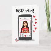 Modern Mom Celebration Card カード (正面)
