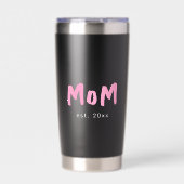 Modern Mom Established First Mothers Day Tumbler 保温保冷タンブラー (正面)