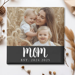 Modern Mom Established Photo Gift Magnet マグネット
