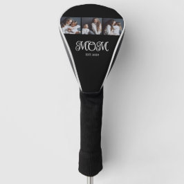 Modern Mom Established Script Black 3 Photo ゴルフヘッドカバー