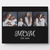 Modern Mom Established Script Black 3 Photo フォトプラーク (正面)