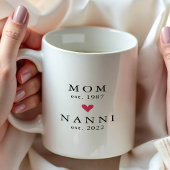 Modern Mom | Nanni Year Est. コーヒーマグ コーヒーマグカップ