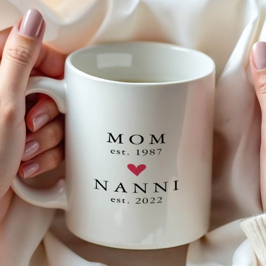 Modern Mom | Nanni Year Est. コーヒーマグ コーヒーマグカップ