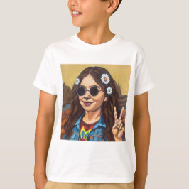 Modern Mona Lisa Painting - da Vinci Inspired Tシャツ