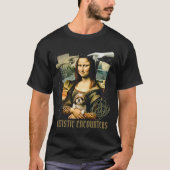 Modern Mona Lisa with Dog Tシャツ (正面)