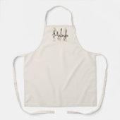 Modern Monogram  Apron エプロン (正面)