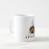 Modern Monogram Bearded Dragon Photo Mug コーヒーマグカップ (正面左)