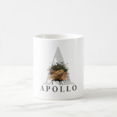 Modern Monogram Bearded Dragon Photo Mug コーヒーマグカップ (中央)