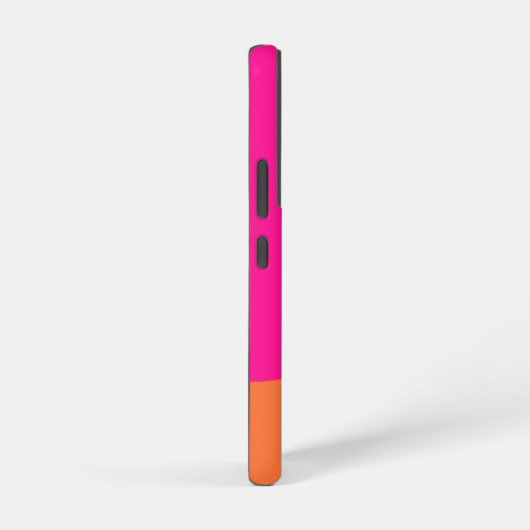 Modern Monogram Hot Pink Orange Samsung Galaxyケース (右側面)