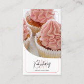 Modern Monogram Logo Bakery 名刺 (正面)