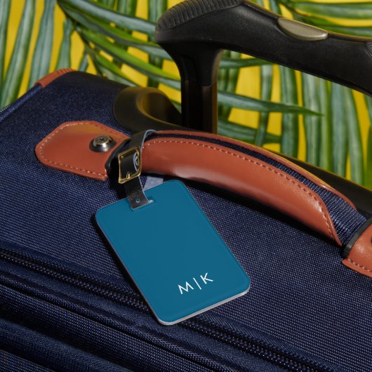 Modern Monogram Luggage Tag ラゲッジタグ (正面インサイチュ1)