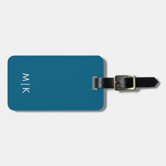 Modern Monogram Luggage Tag ラゲッジタグ (正面横)