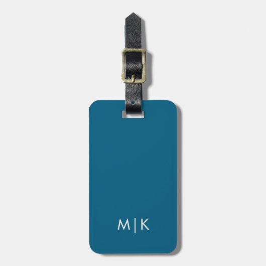 Modern Monogram Luggage Tag ラゲッジタグ (正面縦)