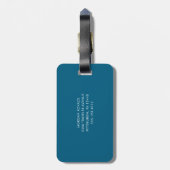  Modern Monogram Luggage Tag ラゲッジタグ (裏面縦)