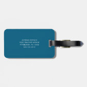 Modern Monogram Luggage Tag ラゲッジタグ (裏面横)