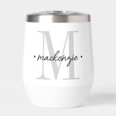 Modern Monogram Minimal Black White (正面)