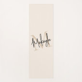 Modern Monogram Name  ヨガマット (正面)