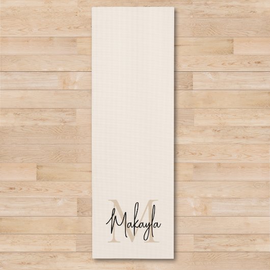 Modern Monogram Name  ヨガマット