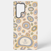 Modern Monogram Phone Case – Abstract Design Samsung Galaxyケース (裏面)