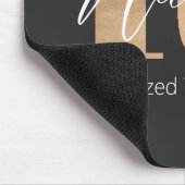 Modern Monogrammed Initial R & Name Personalized マウスパッド (コーナー)