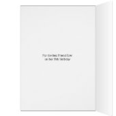 Modern Moonlit Hill Birthday Card for Best Friend (内側 (左))