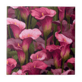 Modern Moroccan Calle Lilies Tiles タイル (正面)