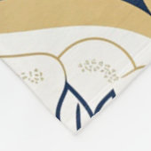 Modern Moroccan Geometric Seamless Pattern フリースブランケット (角)