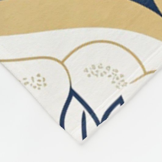 Modern Moroccan Geometric Seamless Pattern フリースブランケット (角)