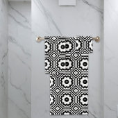 Modern Moroccan Motifs Geometric Pattern バスタオルセット