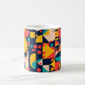 Modern Mosaic – Bold Abstract Art Coffee Mug コーヒーマグカップ (中央)