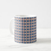Modern mosaic geometric abstract pattern 1298 コーヒーマグカップ (正面左)