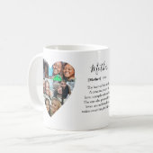 Modern Mother Definition & Heart Photos コーヒーマグカップ (正面左)