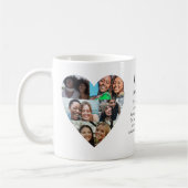 Modern Mother Definition & Heart Photos コーヒーマグカップ (左)