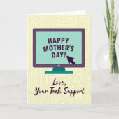 Modern Mothers Day Display Card カード (正面)