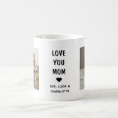 Modern Mothers Day Photo Gift for Mom コーヒーマグカップ (中央)