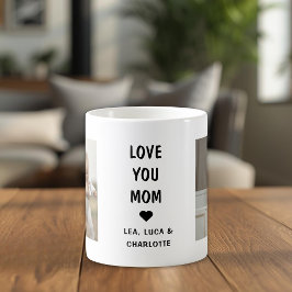 Modern Mothers Day Photo Gift for Mom コーヒーマグカップ