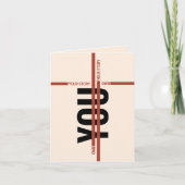 Modern Motivational Event Invitation Card | Semina 招待状 (正面)